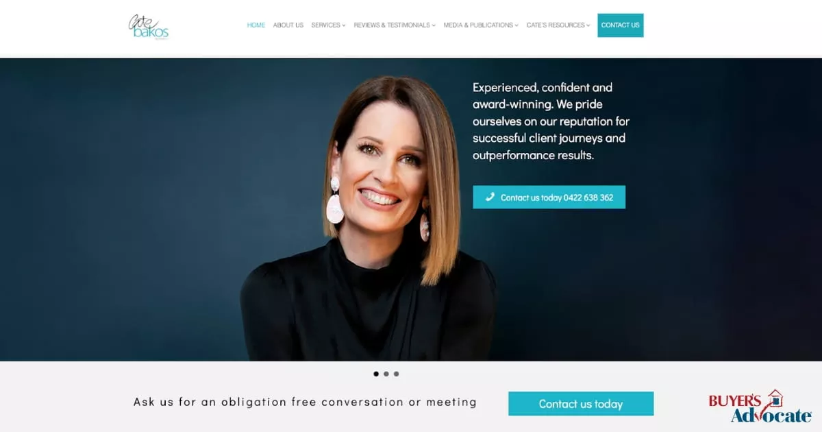 Cate Bakos Property buyers agent in Melbourne specialising in fixed-fee negotiation and auction execution