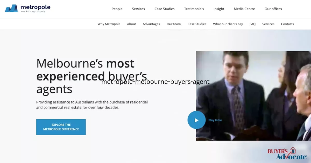 Metropole Melbourne buyers agents offering strategy-led property buying for investors