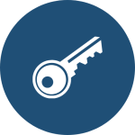 Key icon representing exclusive access to off-market properties